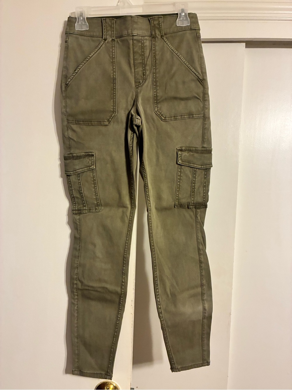 SPANX Olive Stretch Waistband Pants
